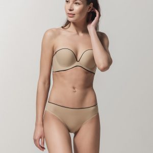 Miracle One 1810 strapless 2808 brief beige front