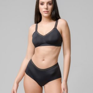 Every.wear 15101 wireless bralette 25102 boxer black front 1